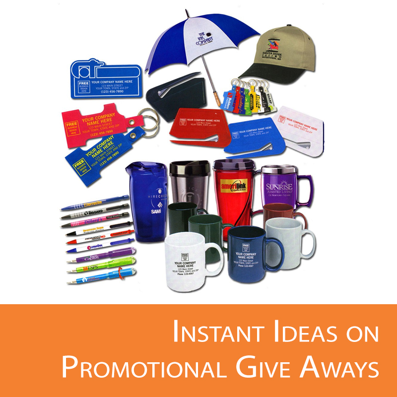 Free promotional item giveaways