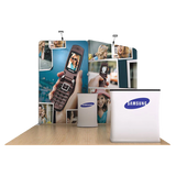 10ft Waveline Media B-Series Oyster Trade Show Display Kit A