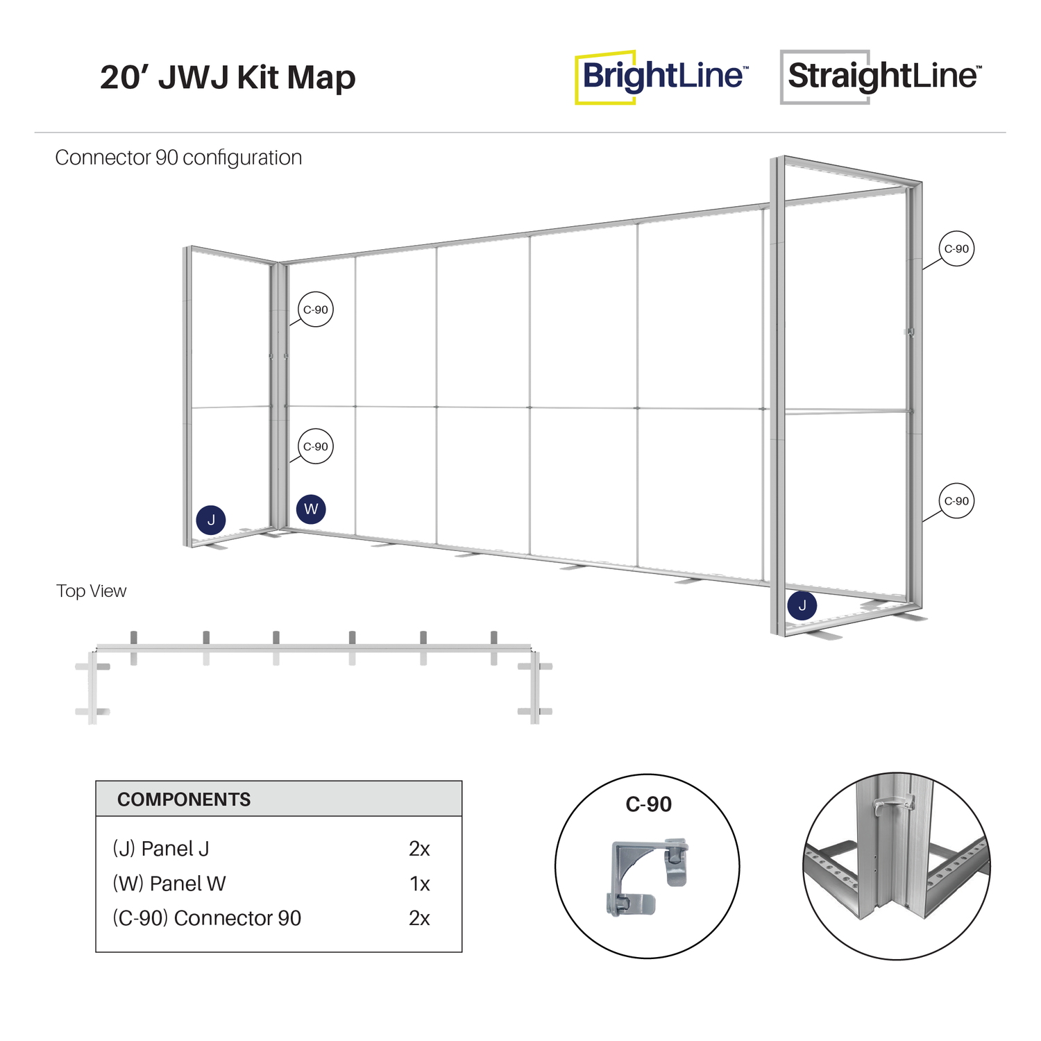 20ft StraightLine JWJ Kit