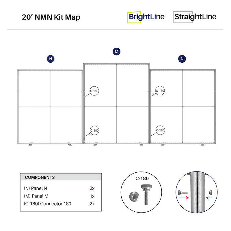 20ft StraightLine NMN Kit