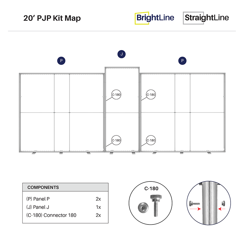 20ft StraightLine PJP Kit