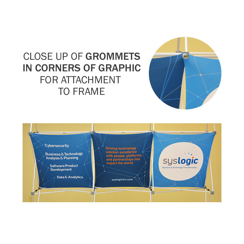 10ft Geometric Trade Show Display Kit 01