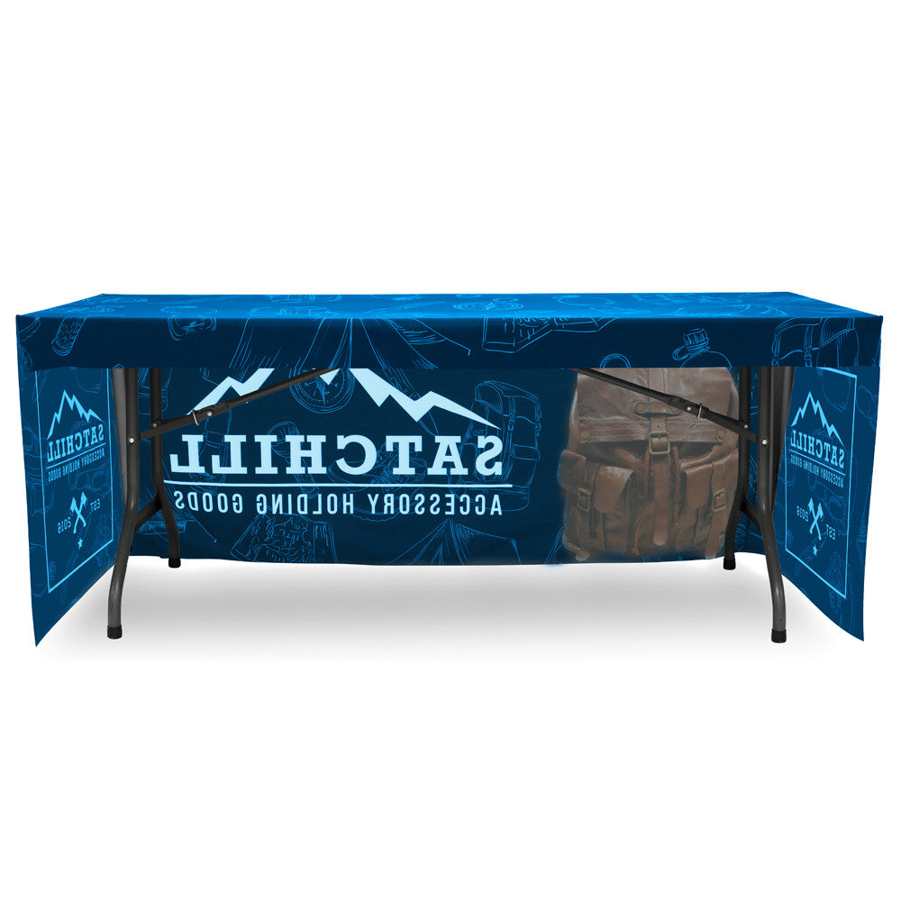6ft Printed Table Cover Fitted Style