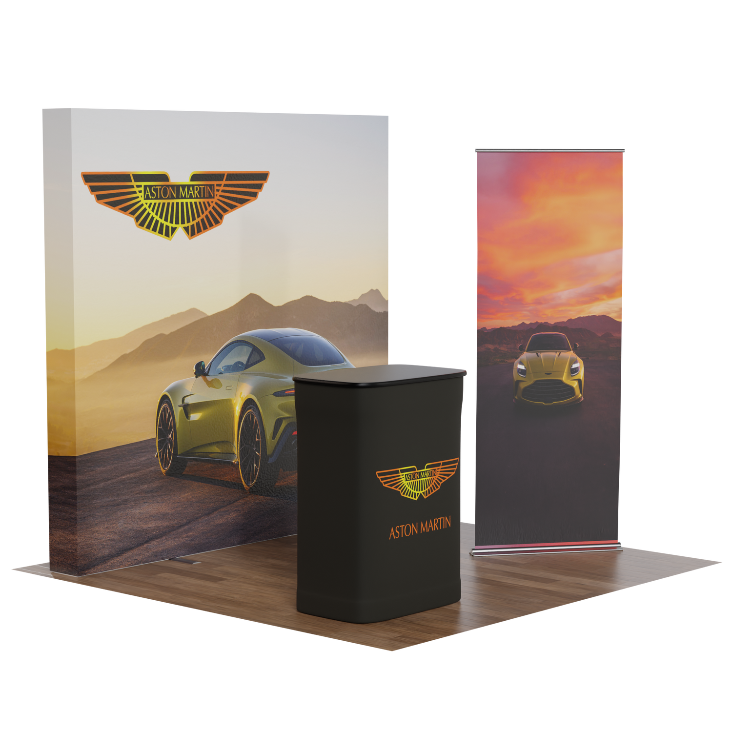 10ft Push-Fit Trade Show Display Kit