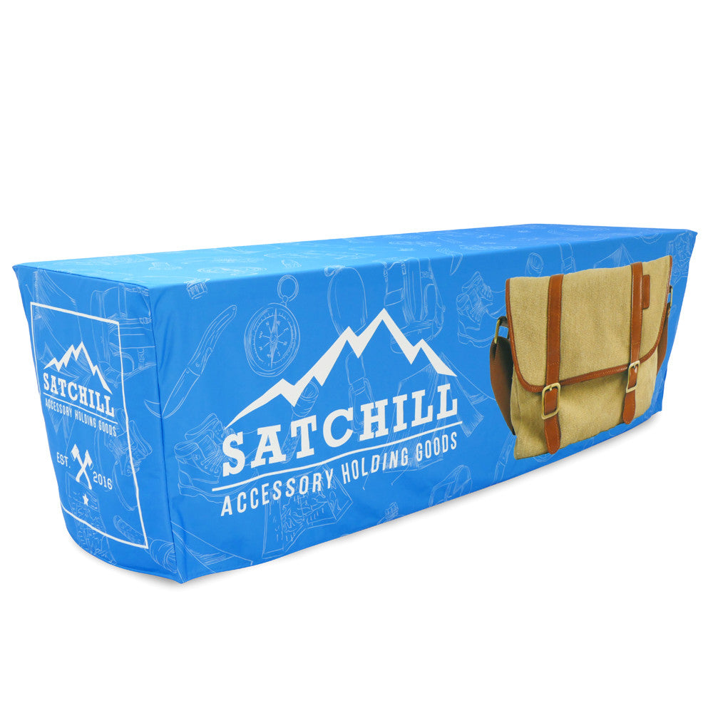 8ft Printed Table Cover Fitted Style