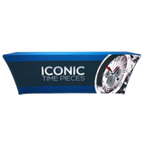 8ft Printed Table Cover Stretch Style