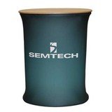 Wave Tube Oval Graphic Podium