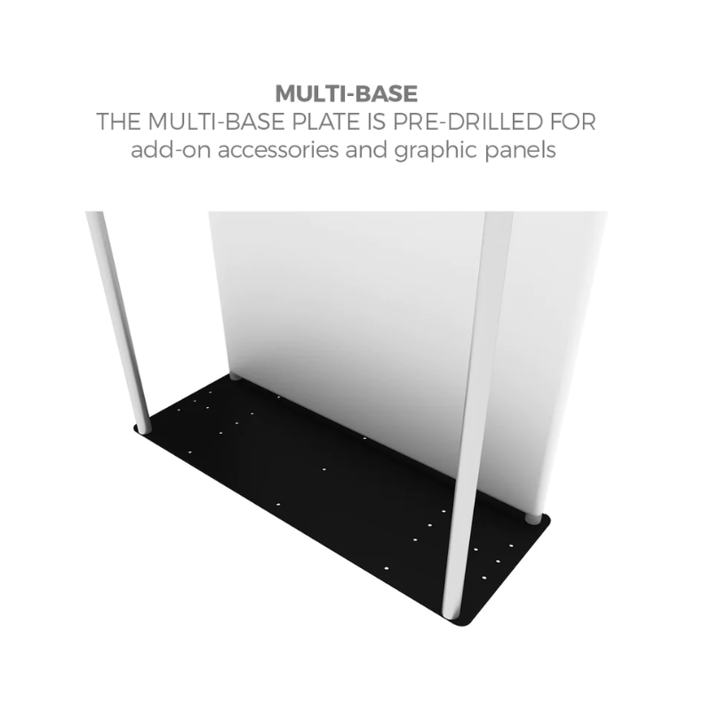 10ft Waveline Merchandiser Trade Show Display Kit