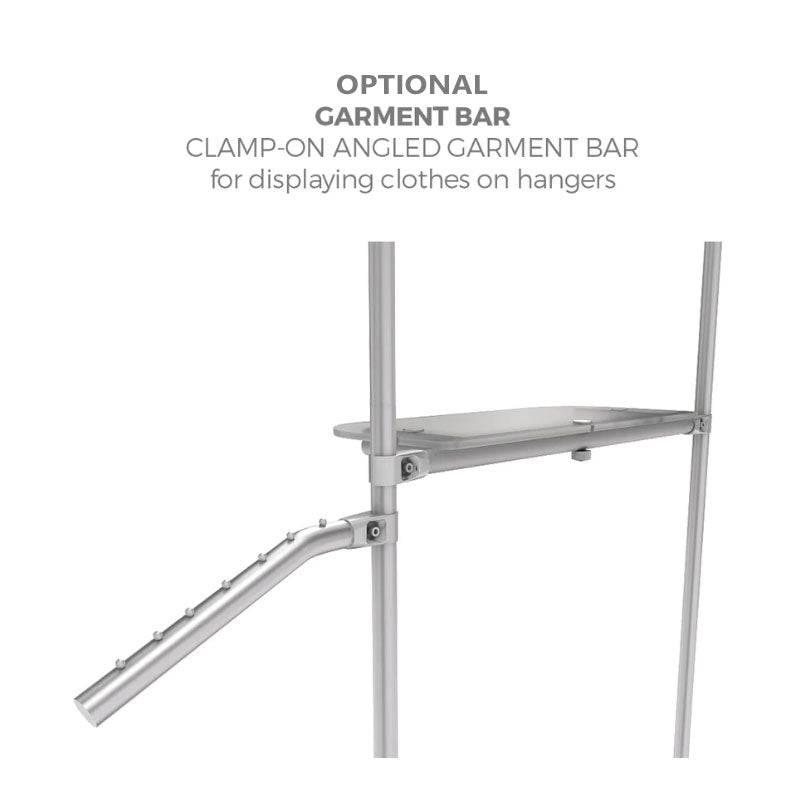 10ft Waveline Merchandiser Trade Show Display Kit