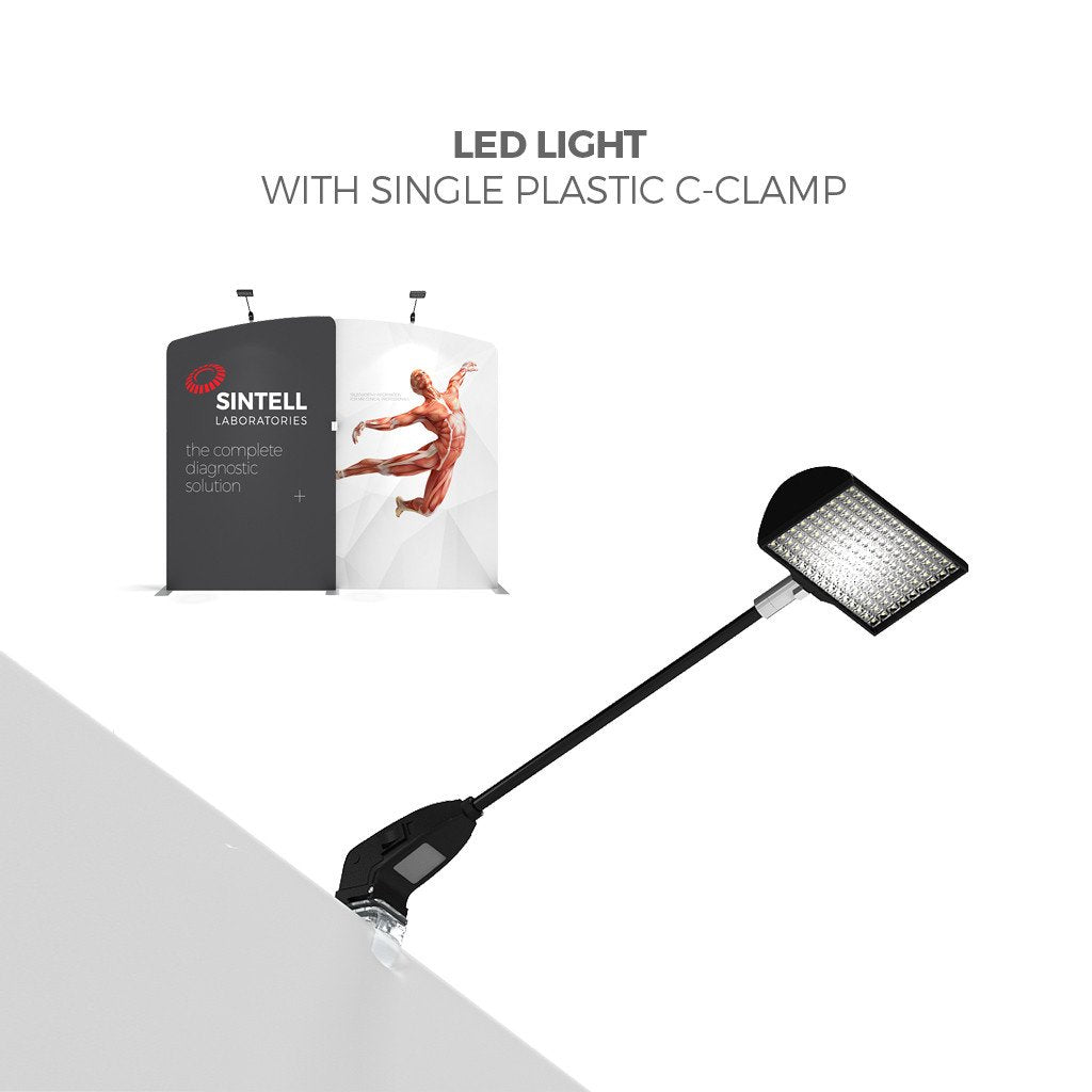 10ft Waveline Media B-Series Oyster Trade Show Display Kit A