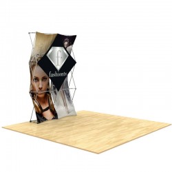 Geometric Pop Up Display - Affordable Exhibit Display