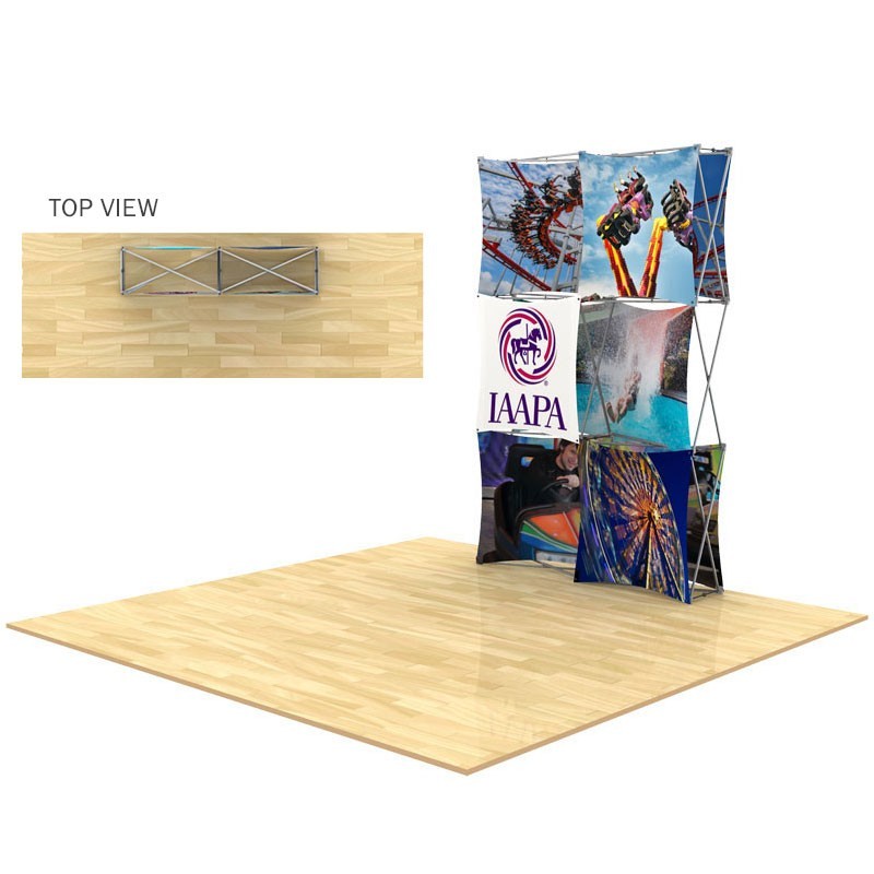 5ft 3D SNAP Pop-Up Display Layout 4