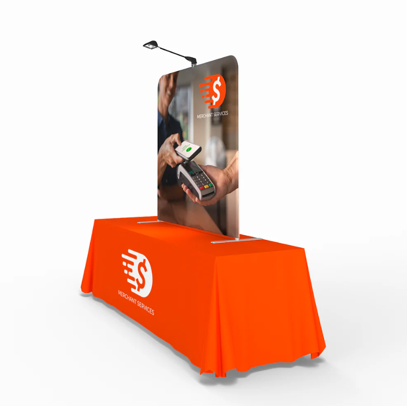 Top On Display WaveLine® 6ft Straight Table Top for Professional Presentations ...
